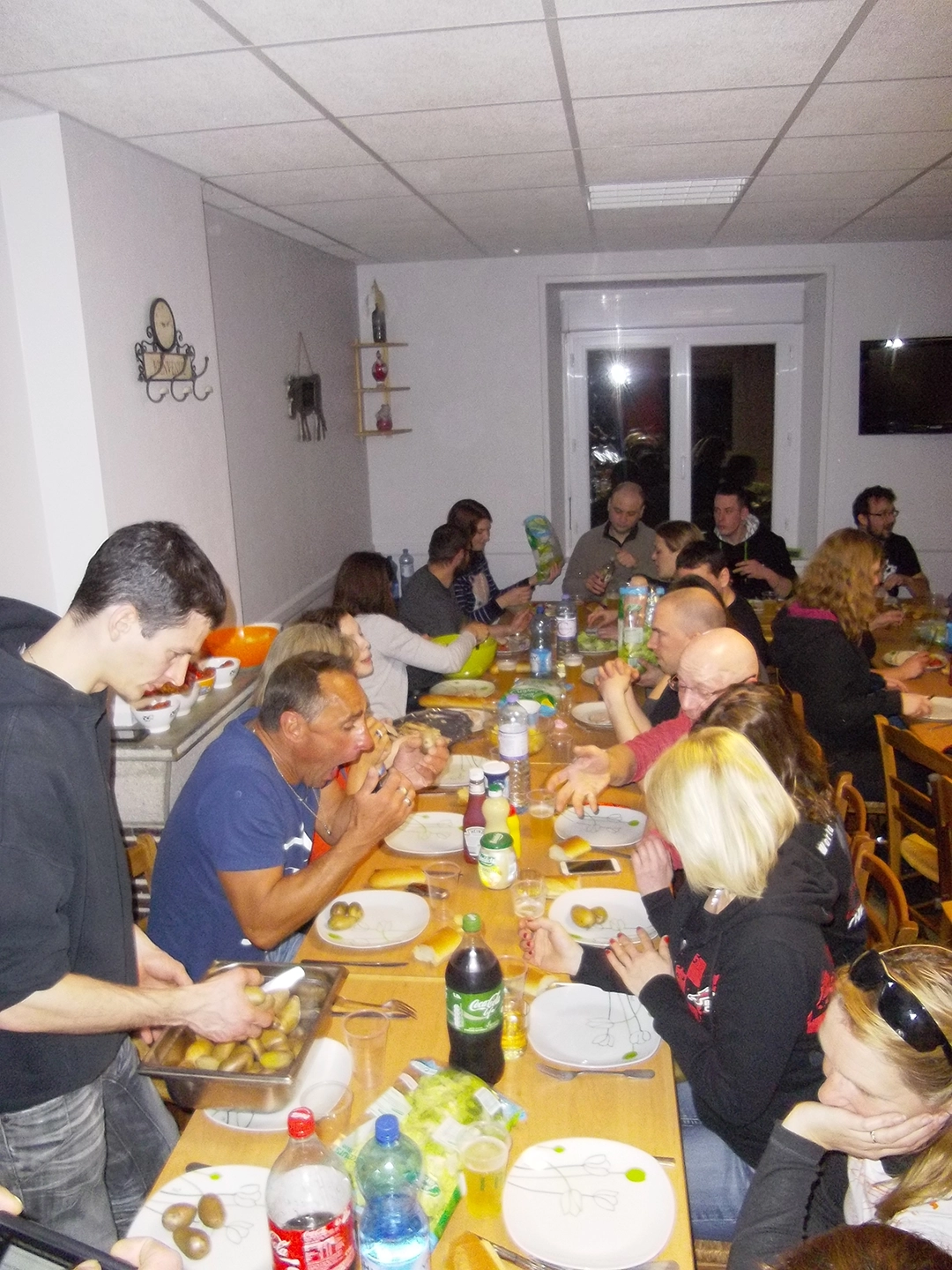 week end moto dans la manche table du soir