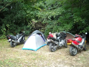 camping moto