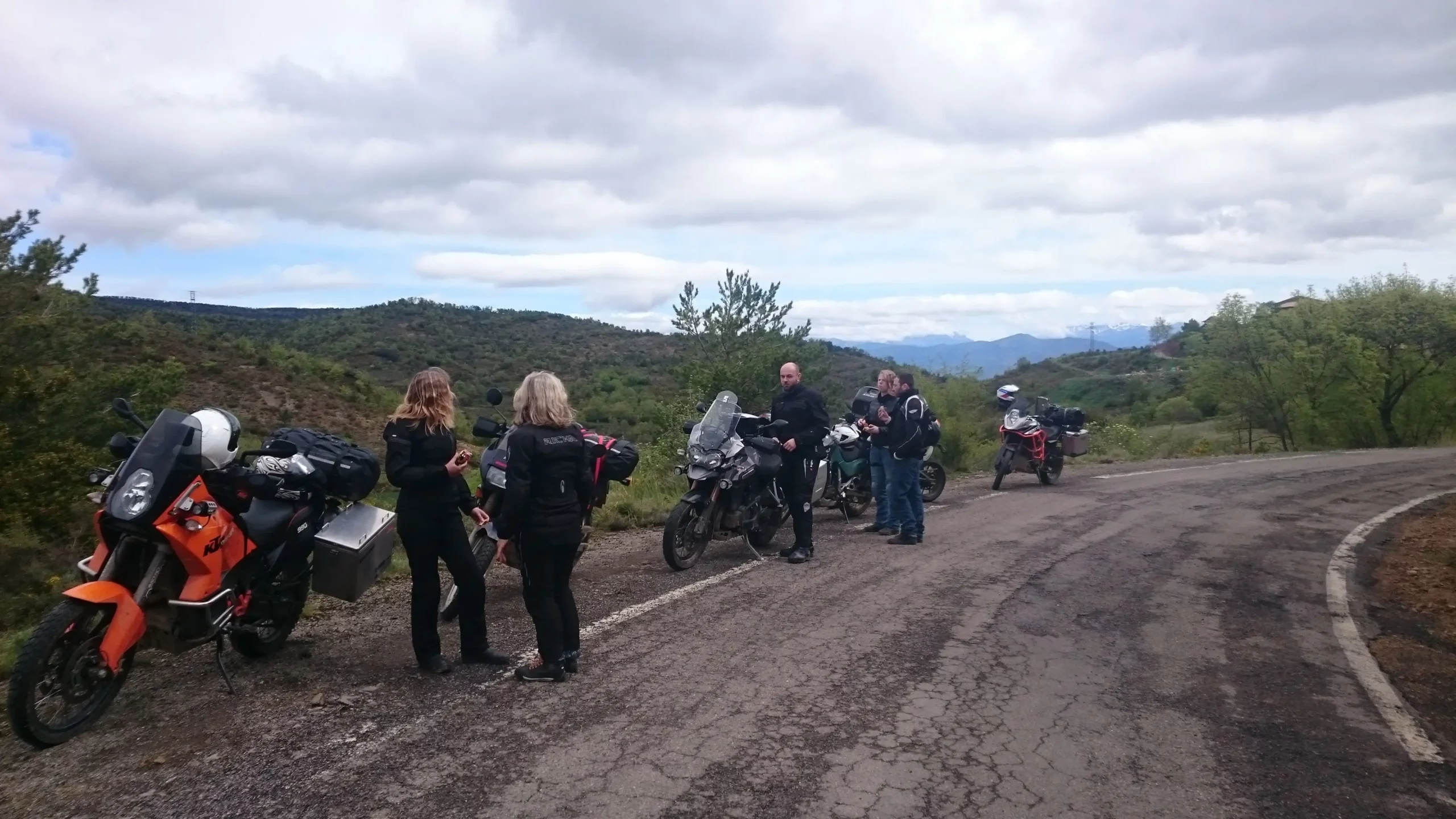 road trip moto les bardenas